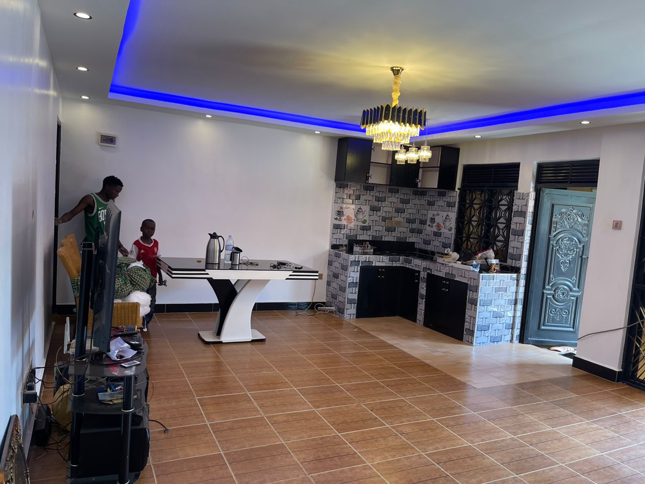 Client 5 Sitting Room Lights Installation